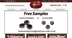 Desktop Screenshot of licoriceinternational.com
